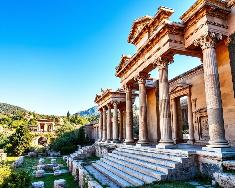 Archäologische Wunder in Ephesos, Türkei