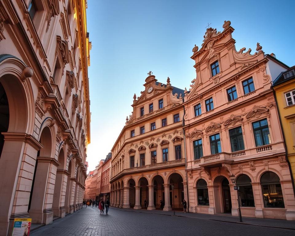 Barocke Fassaden in Graz, Österreich