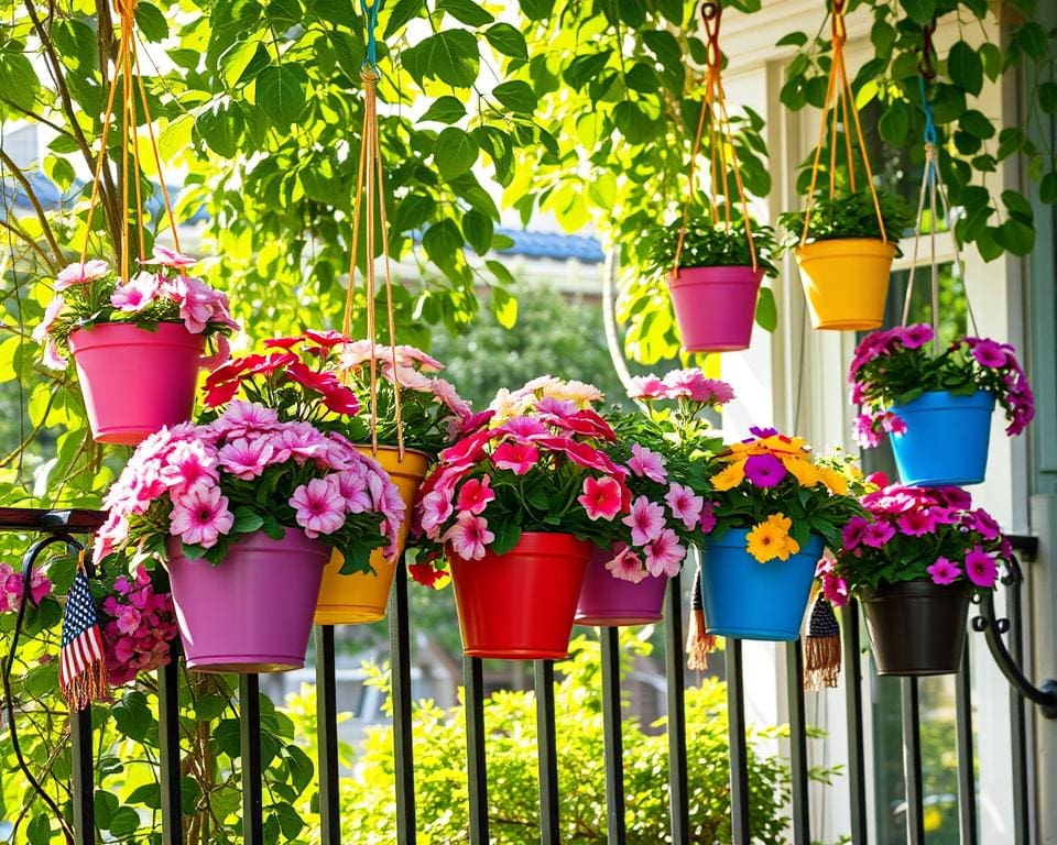 Blumenampeln selbst gestalten: Kreative Projekte für Balkone