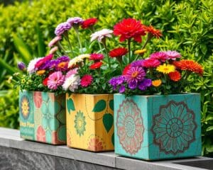 Blumenkästen aus recycelten Materialien: Nachhaltige Gestaltung