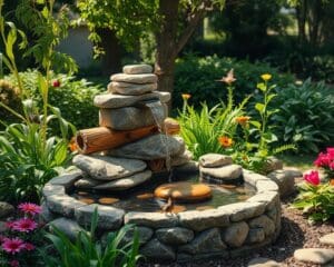 DIY-Gartenbrunnen: Wasserspiele für entspannte Atmosphären