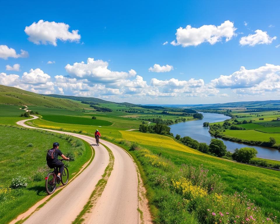 Fahrradtouren durch malerische Landschaften planen