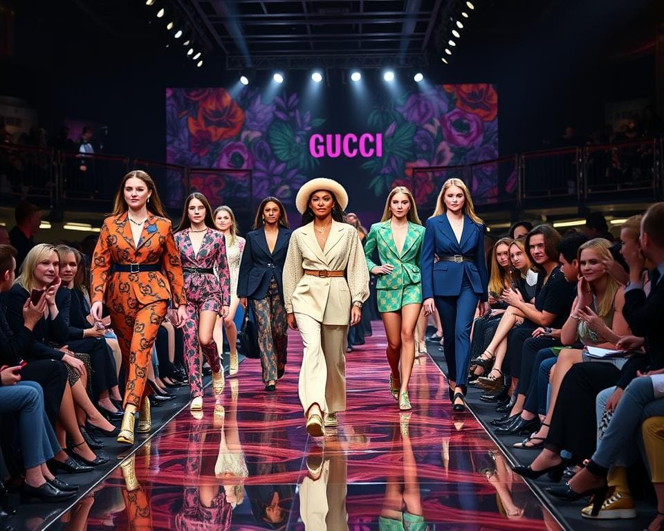 Gucci Laufsteg Modenschau