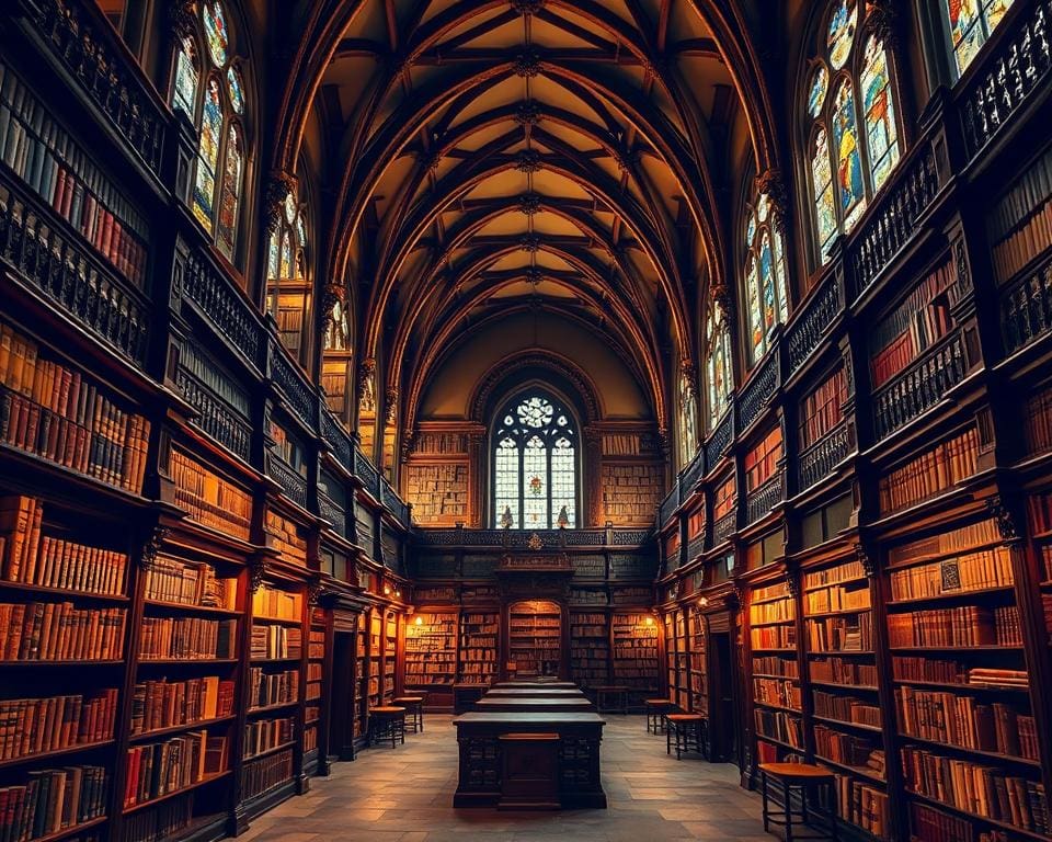 Historische Bibliotheken in Oxford, England