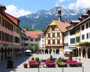 Historische Plätze in Innsbruck, Österreich