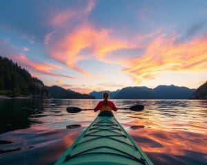 Kajakfahren auf Vancouver Island, British Columbia