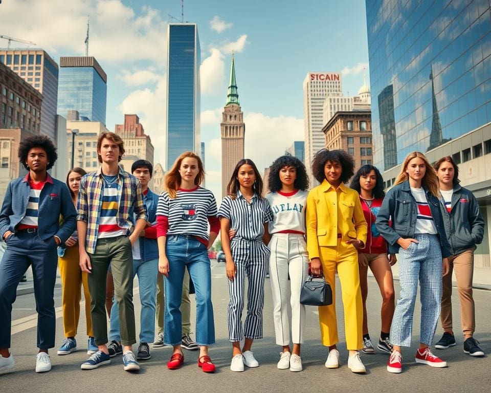 Kollektionen im amerikanischen Stil von Tommy Hilfiger