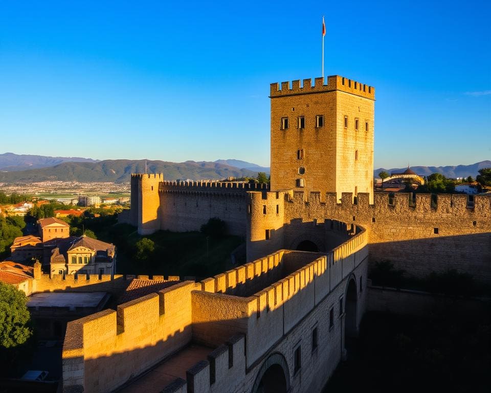 Mittelalterliche Mauern in Ávila, Spanien