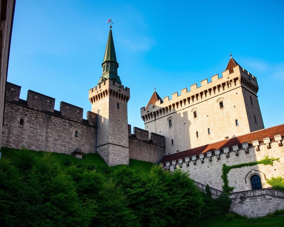 Mittelalterliche Mauern in Visby, Schweden