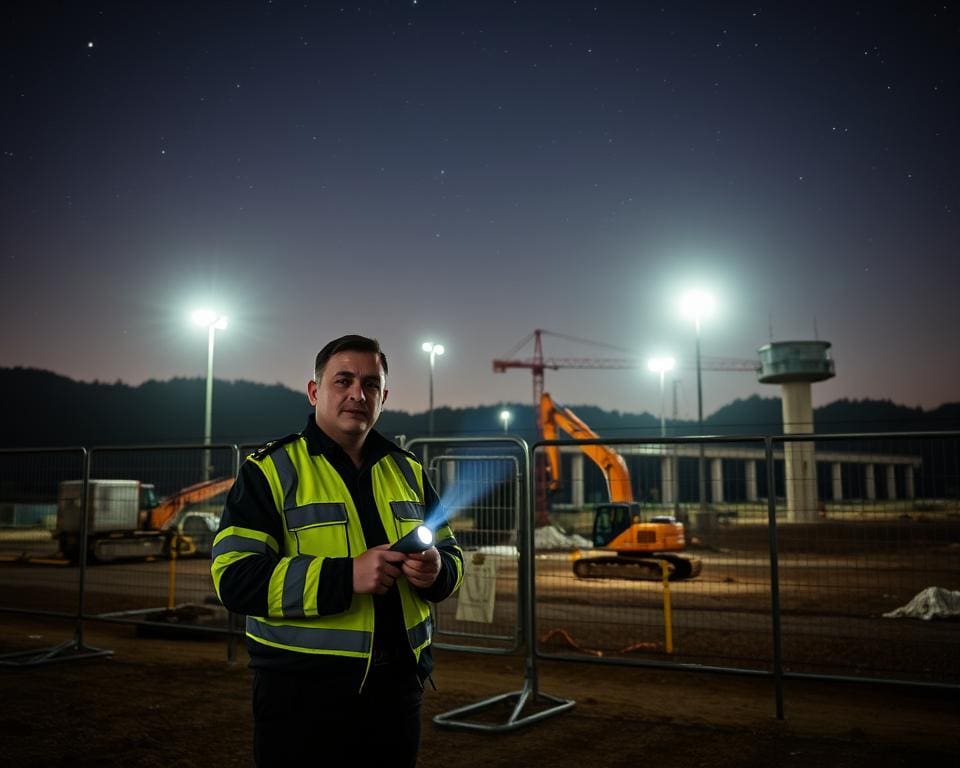 Wachdienst für Baustellen