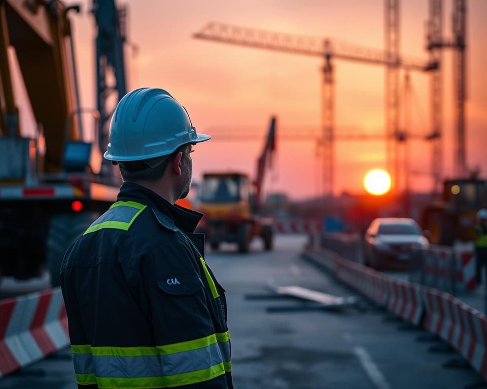 Wachmann: Sicherheitsdienste für Baustellen und Firmengelände