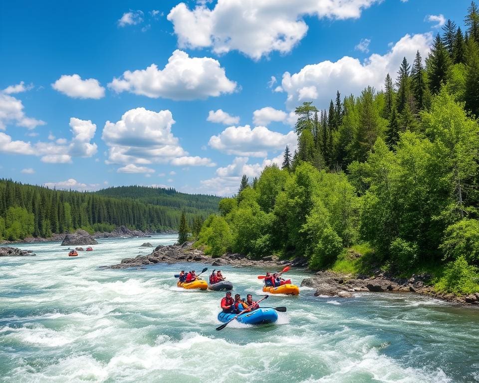 Wildwasser-Rafting im Ottawa River, Ontario