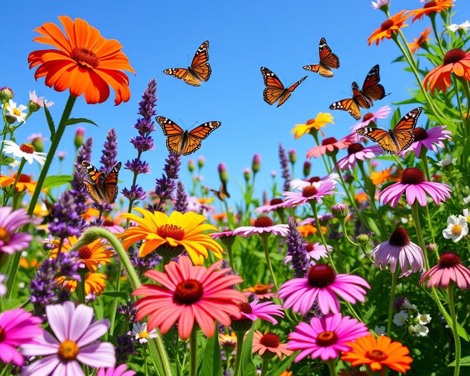 beste Sorten an Blumen für Schmetterlinge