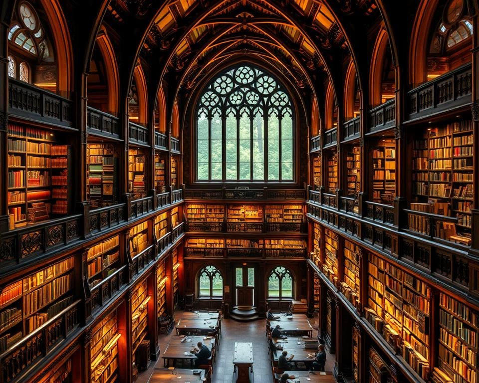 historische Bibliotheken in Oxford, England