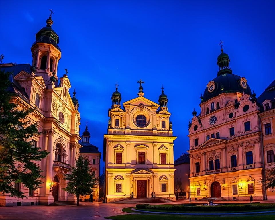 wichtige Sehenswürdigkeiten barocke Architektur in Vilnius