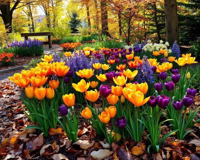 Blumenzwiebeln für den Herbst: Farbakzente vor der Kälte