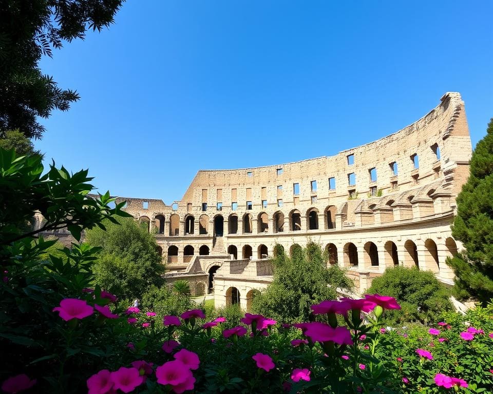 Historische Plätze in Nîmes, Frankreich