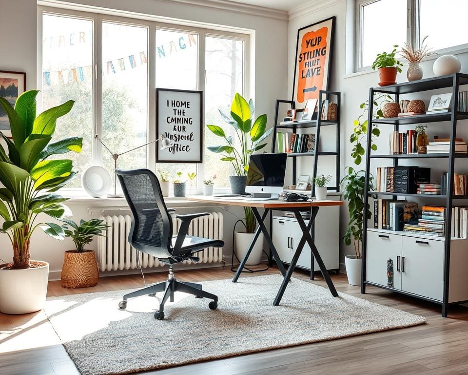 Home-Office-Dekoration für motivierende Räume