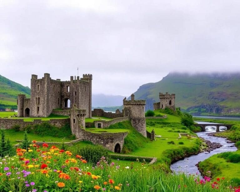 Mittelalterliche Burgen in Galway, Irland