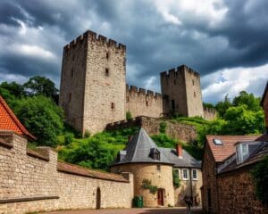 Mittelalterliche Mauern in Visby, Schweden