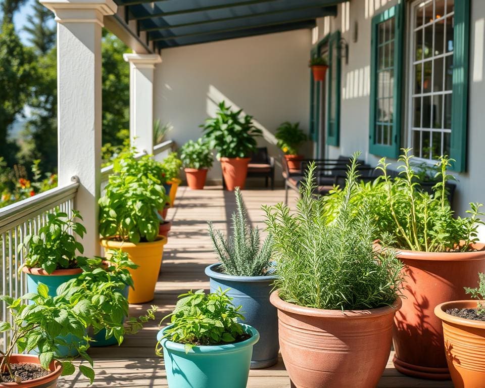 Kräutertöpfe für die Terrasse: Frische Gewürze direkt vor der Tür