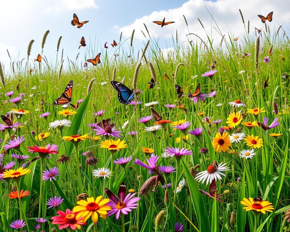 Naturfreundliche Blumenwiesen für Artenvielfalt im Garten