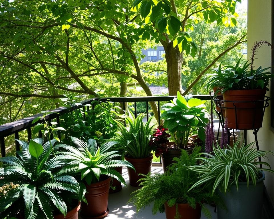 Schattenliebende Pflanzen für Balkone mit wenig Sonne