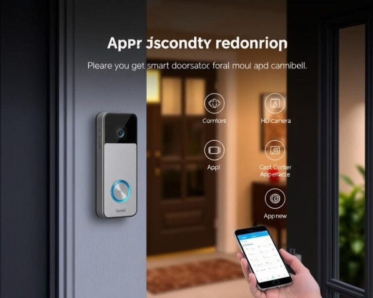 Smarte Türklingeln mit App-Steuerung und HD-Kamera