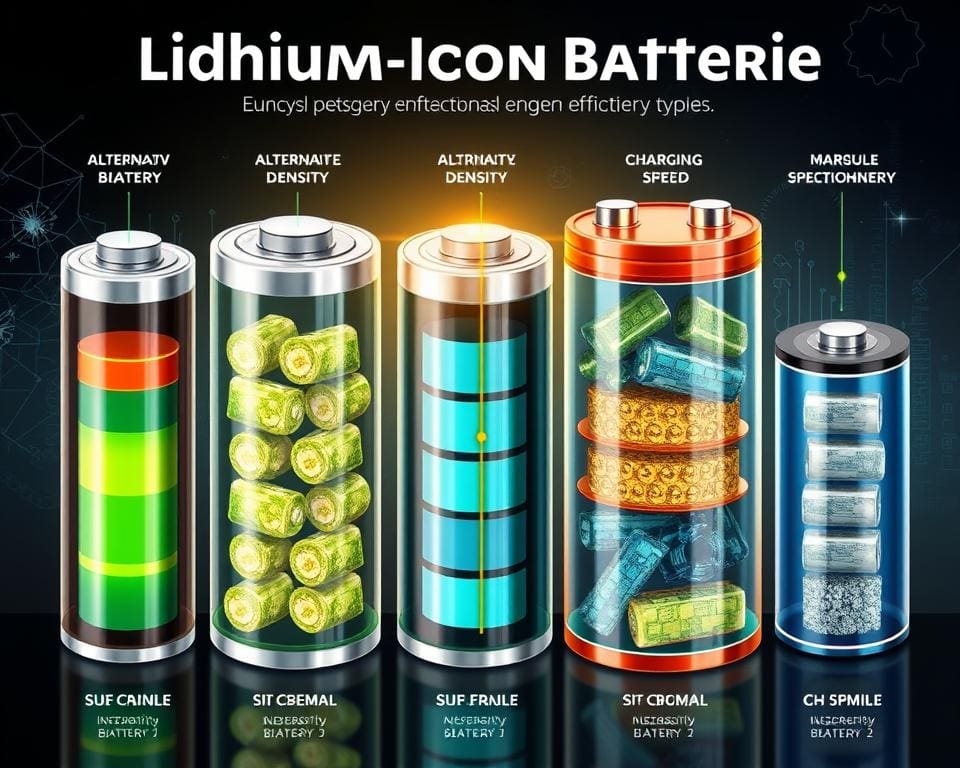 Vergleich von Lithium-Ionen-Batterien und alternative Batterietypen