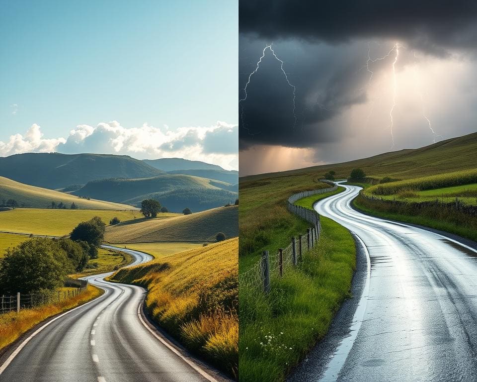 Wetter und Straßenverhältnisse in der Fahrzeugautonomie