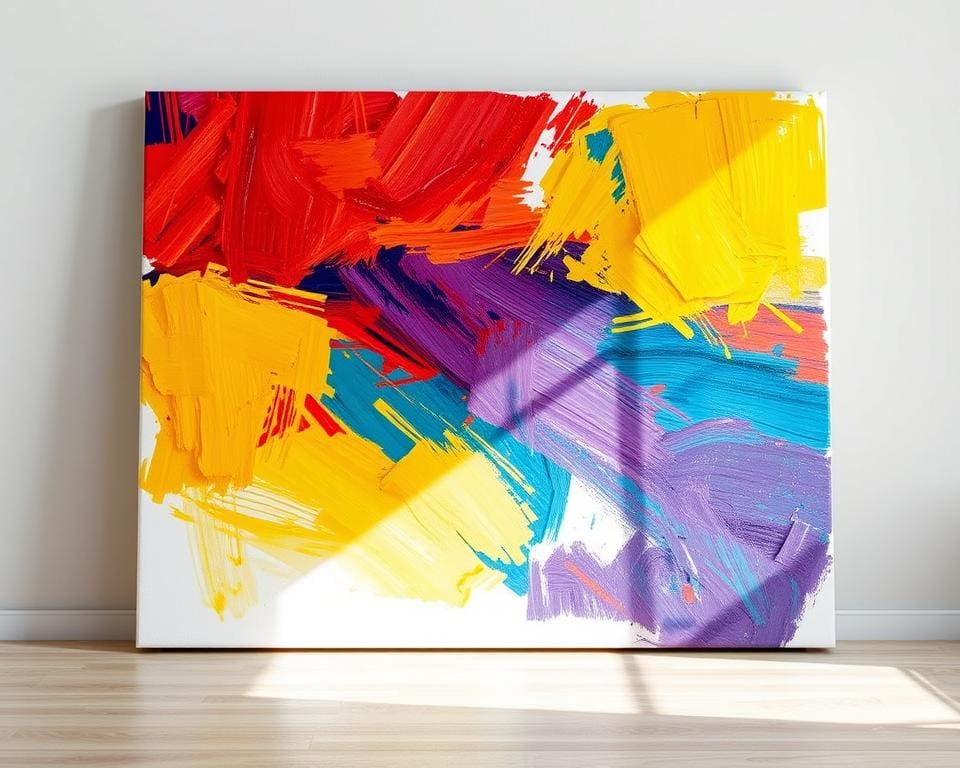 Premium Canvas mit hochwertigen Farben