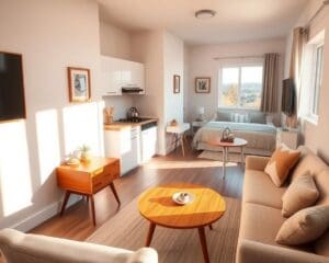 Wie richtest du eine kleine Ferienwohnung ein?