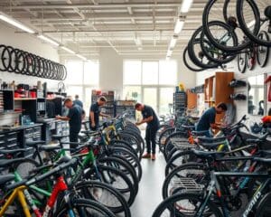 Wie organisiert ein Fahrradverleih die Wartung?