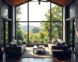 Wohnen mit Blick ins Gruene: Fenster clever setzen