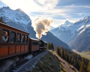Mit der Bergbahn ins Engadin