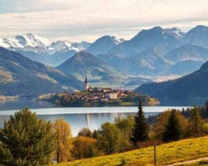 Ferien in der Schweiz: Berge, Seen und Staedte