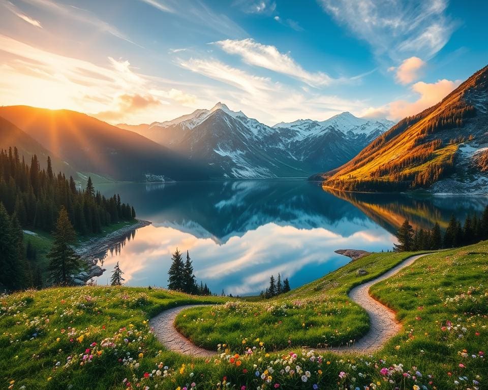 Wie geniesse ich die Alpen im Frühling?