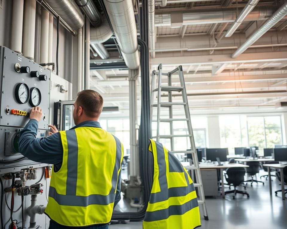 Welche Aufgaben erfuellt ein Gebaeudetechniker?