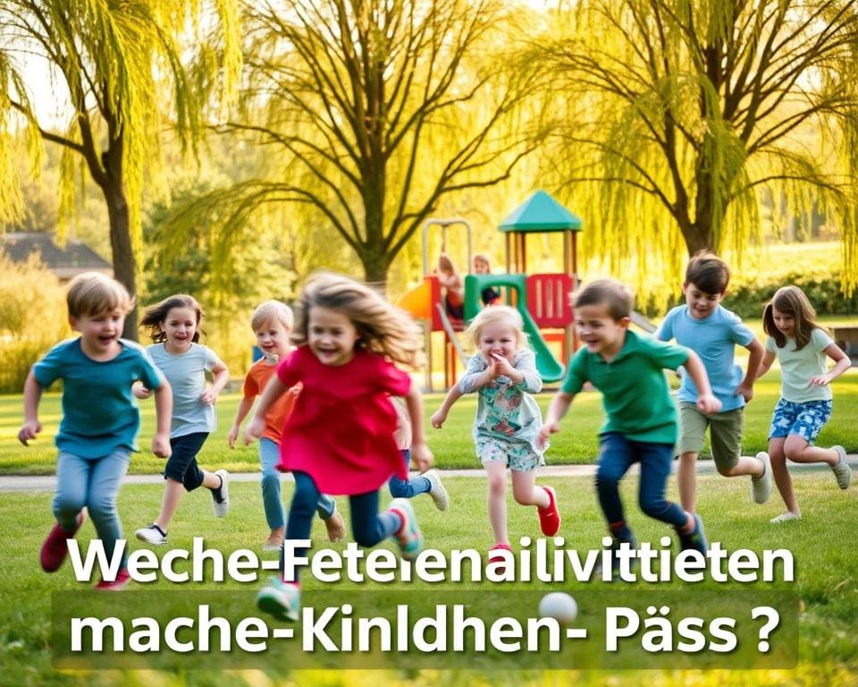 Welche Freizeitaktivitaeten machen Kindern Spass?