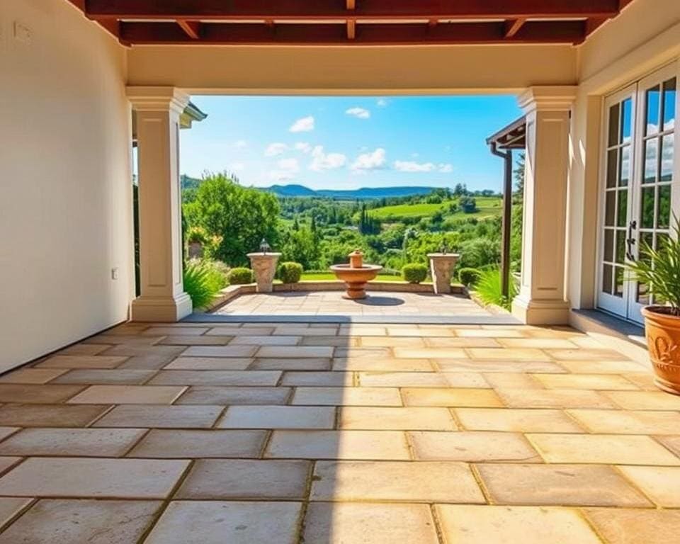 Welche Methode ist fuer Terrassenreinigung und Vorhofreinigung am effektivsten?