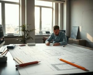 Wie arbeiten technische Zeichner an praezisen Projekten?