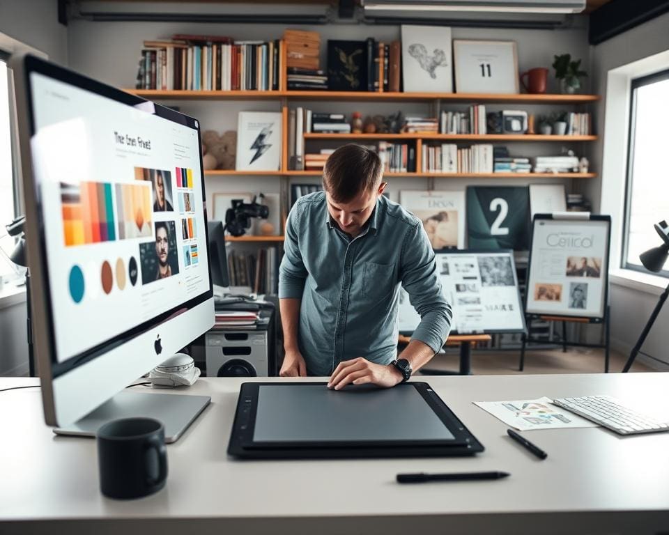 Wie arbeitet ein Mediengestalter an visuellen Konzepten?