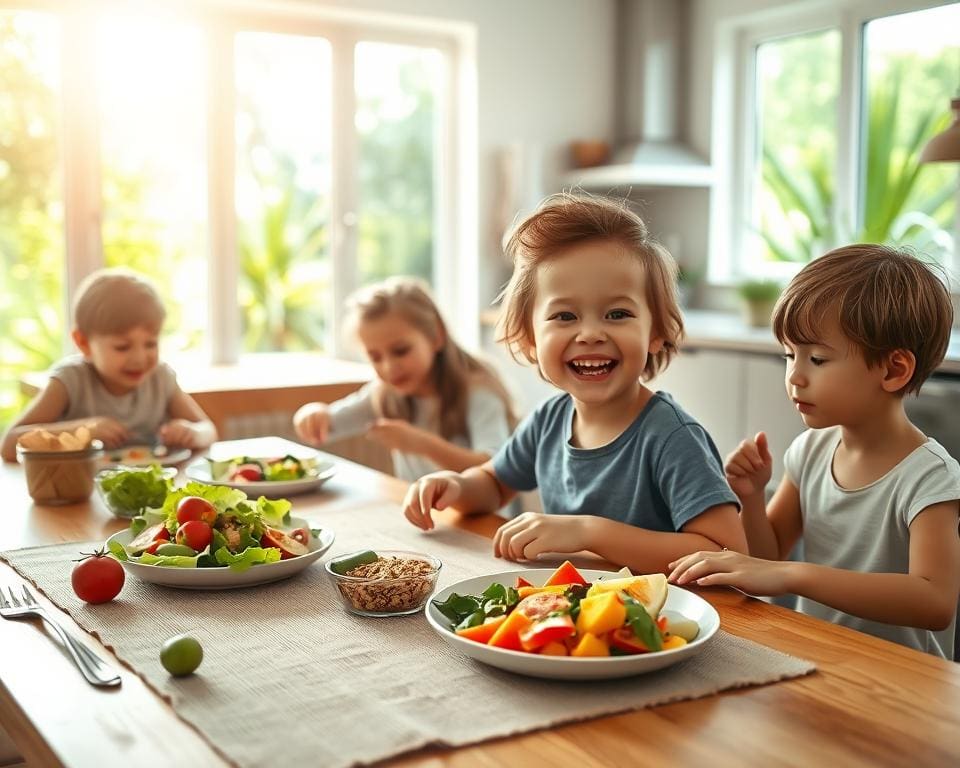 Wie foerderst du bewusste Ernaehrung bei Kindern?