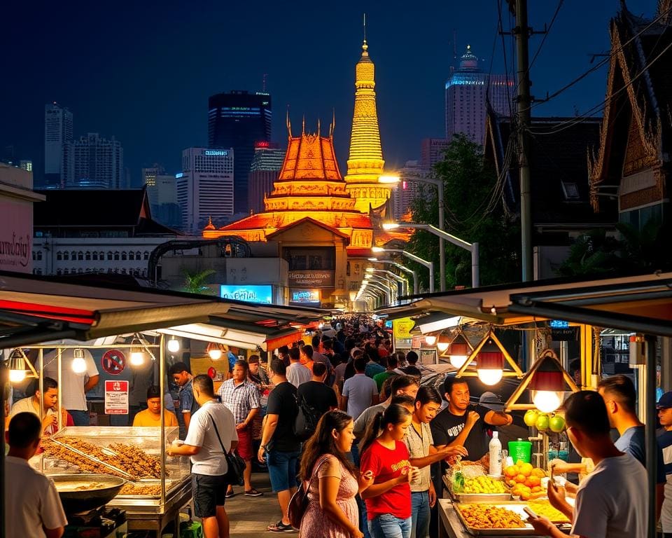 Wie geniesst du Streetfood in Bangkok?