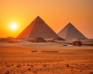 Was beeindruckt an den Pyramiden von Gizeh?