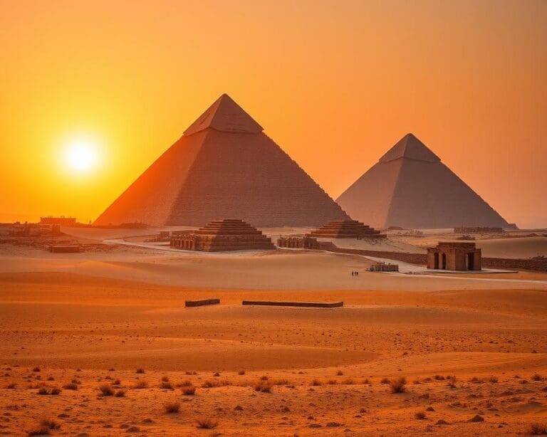 Was beeindruckt an den Pyramiden von Gizeh?