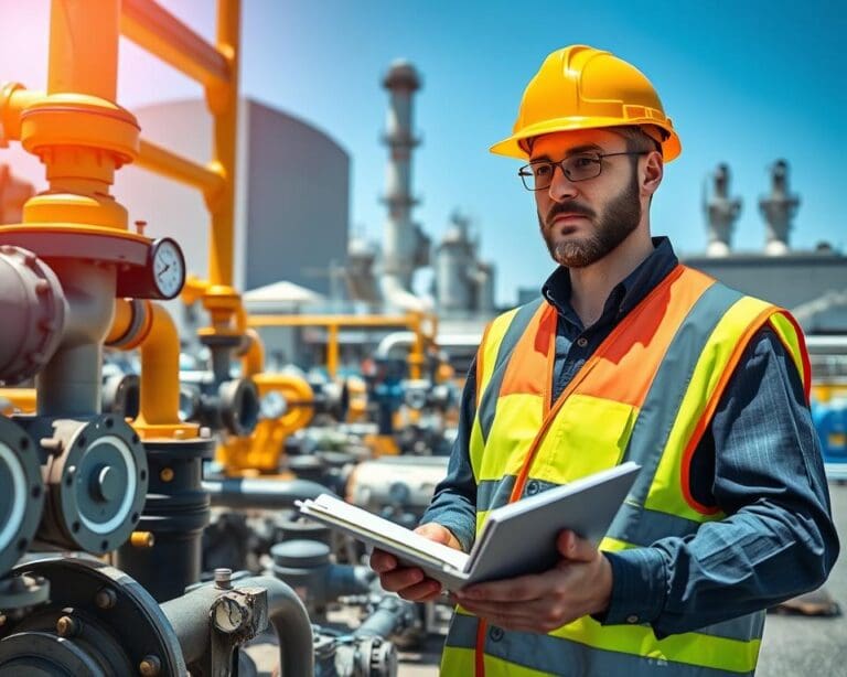 Wie arbeitet ein Prozessingenieur vor Ort?