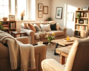 Wie schafft man Gemütlichkeit mit wenig Aufwand?