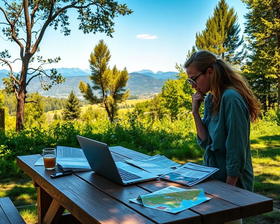 Wie plant man einen Natururlaub?