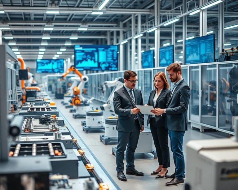 Wie unterstützt Technologie vernetzte Produktionsumgebungen?